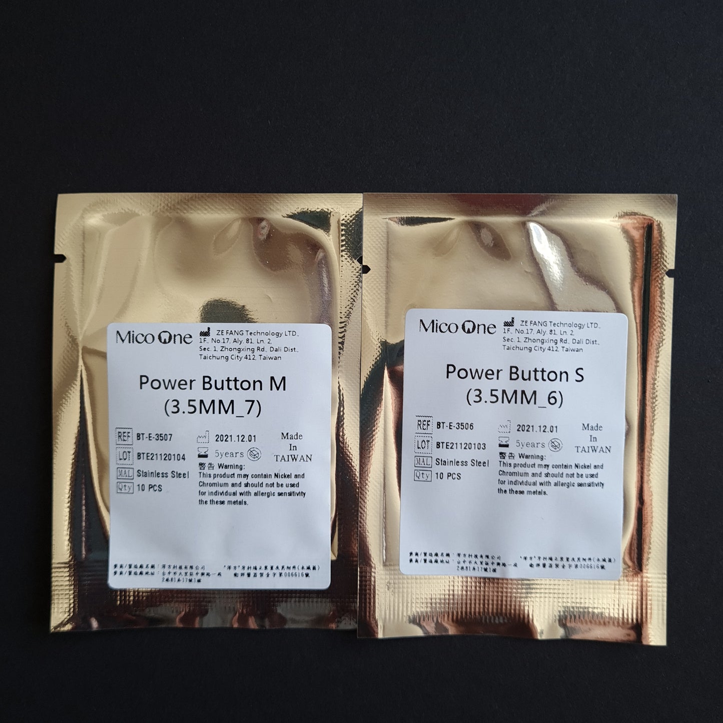 Power Button with hooks, Mico One®