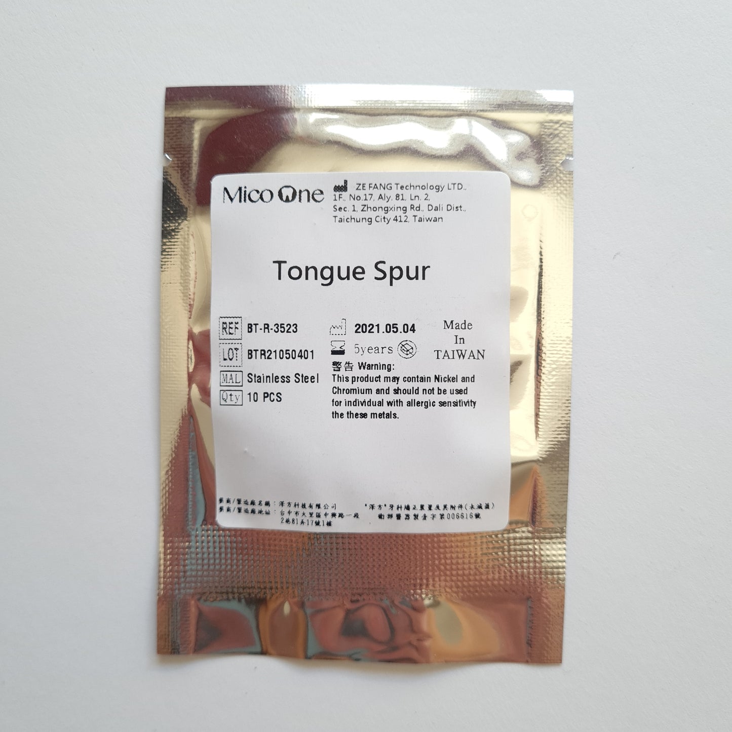 Spikes de ortodoncia, para control de hábitos, Mico One® (10 UND)