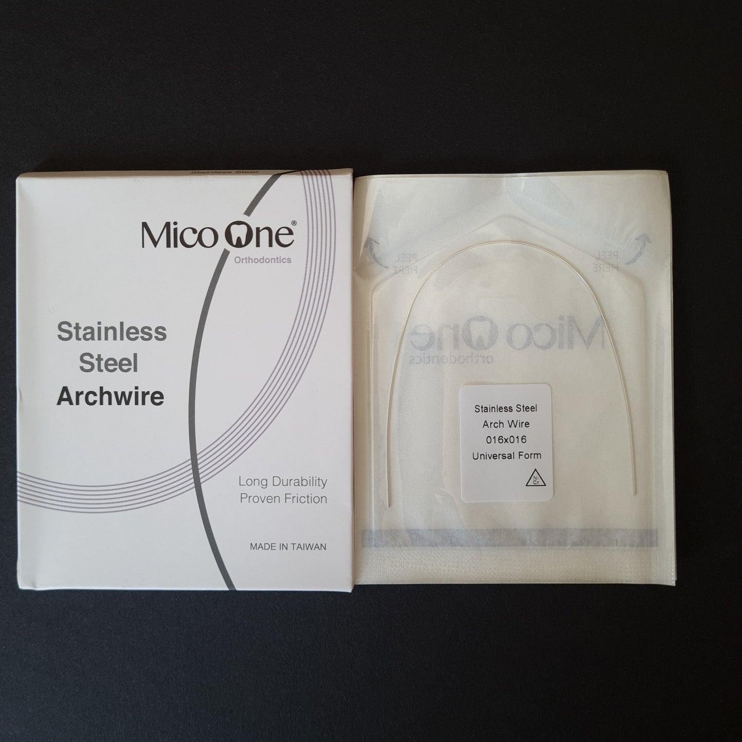 Arcos aceros de ortodoncia MicoOne® Forma Universal