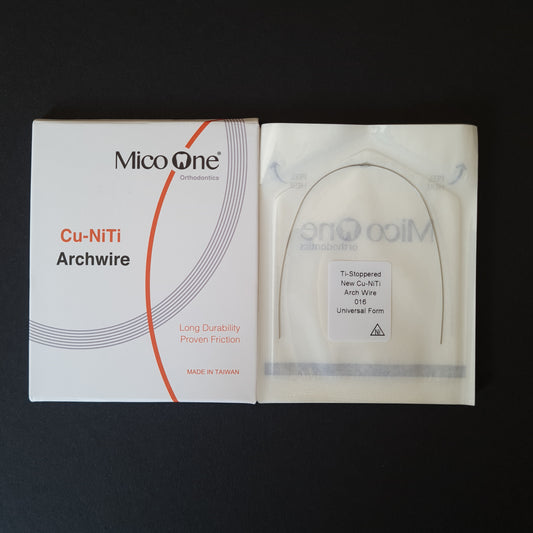 Cu-NiTi Archwire orthodontics (with 2 stoopers) Universal Form - MicoOne®