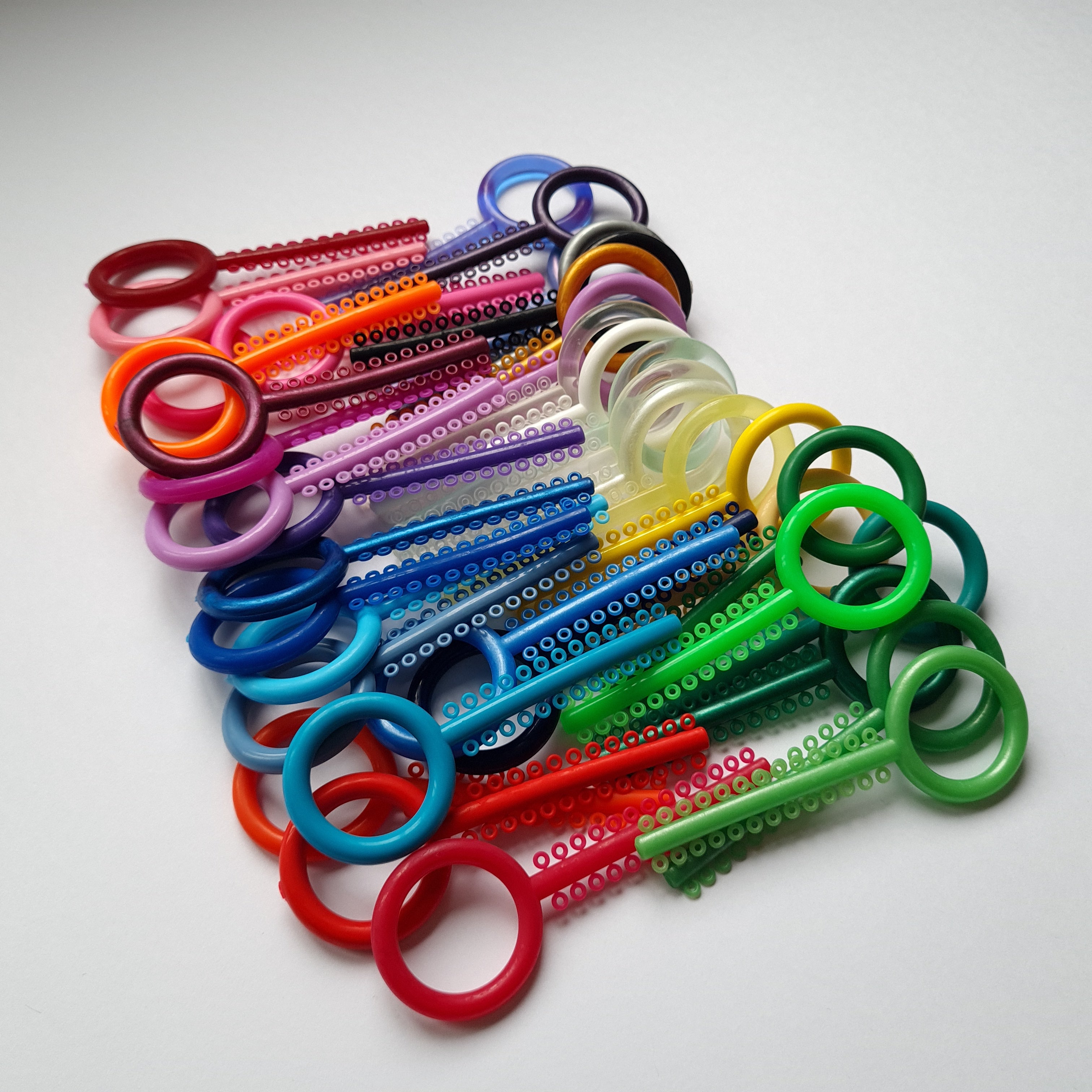 Ortho Module Rings Orthodontic Elastomeric Ligature Big O-ring (40 pcs) – OrthoWay