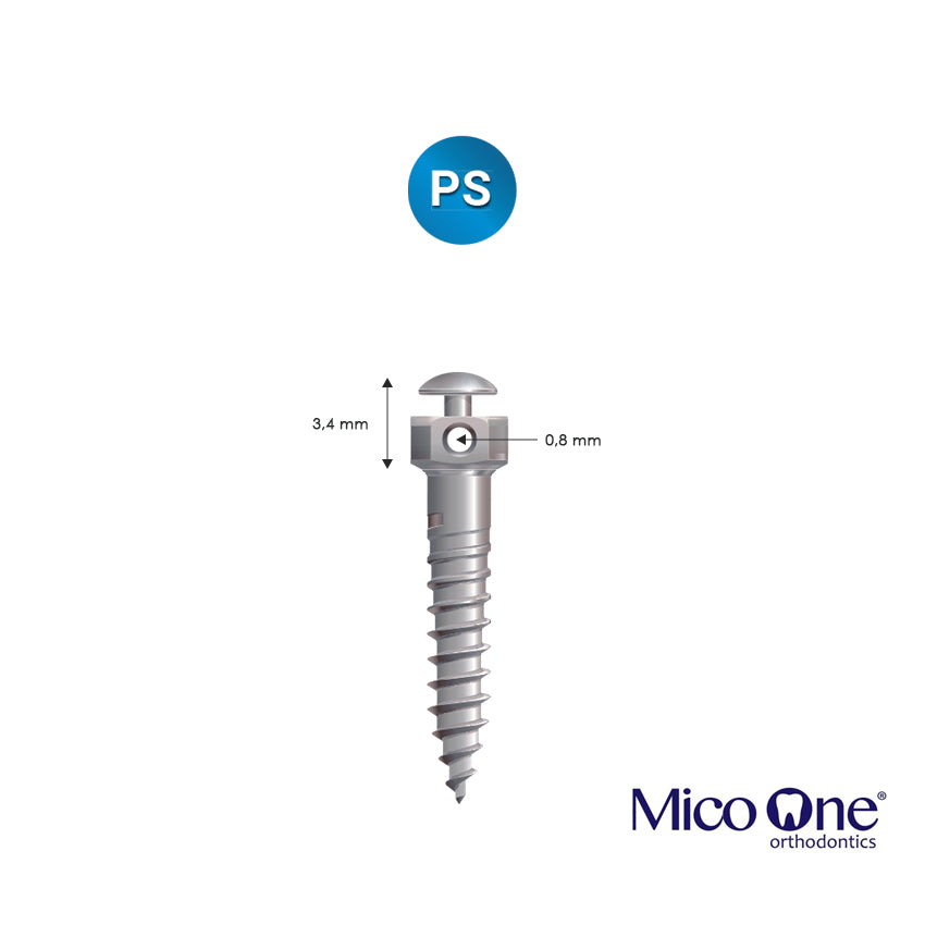 Microtornillos MicoOne® PS, сabeza de seta, agujero redondo